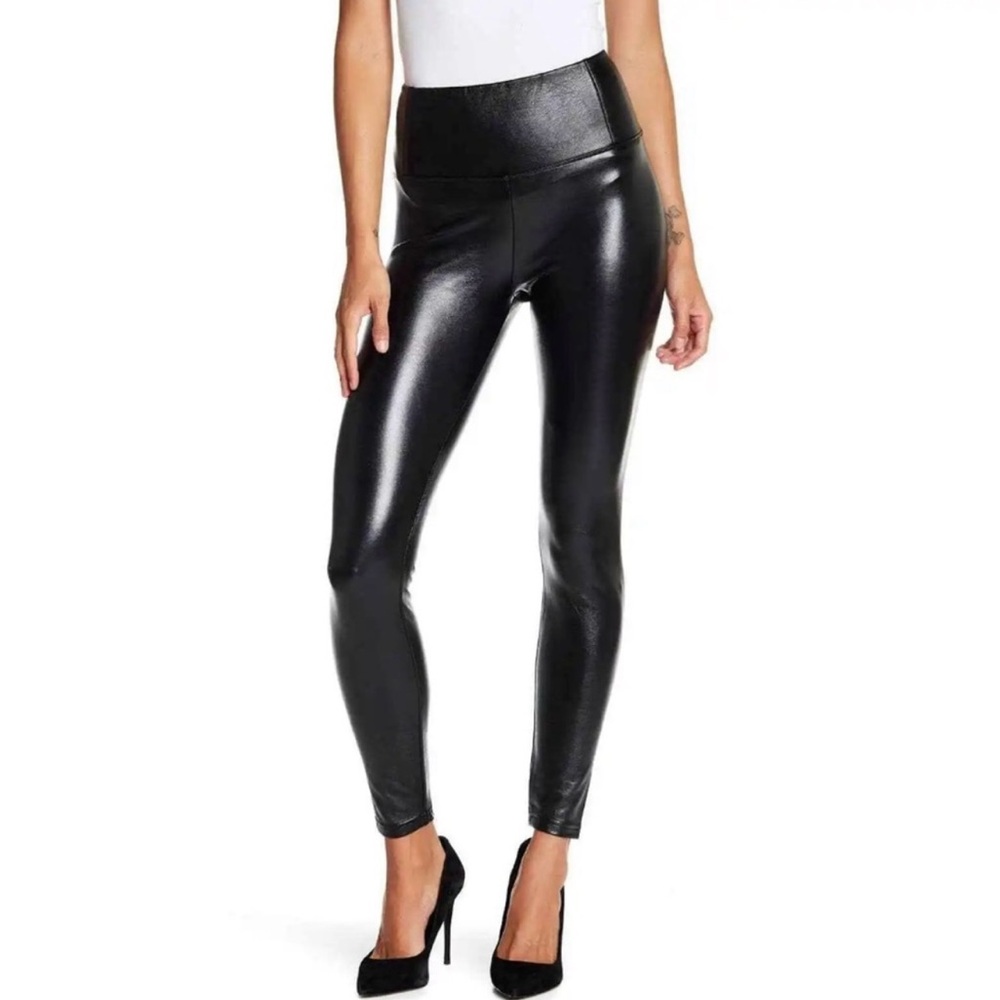 Love, Fire Los Angeles Faux Leather Leggings